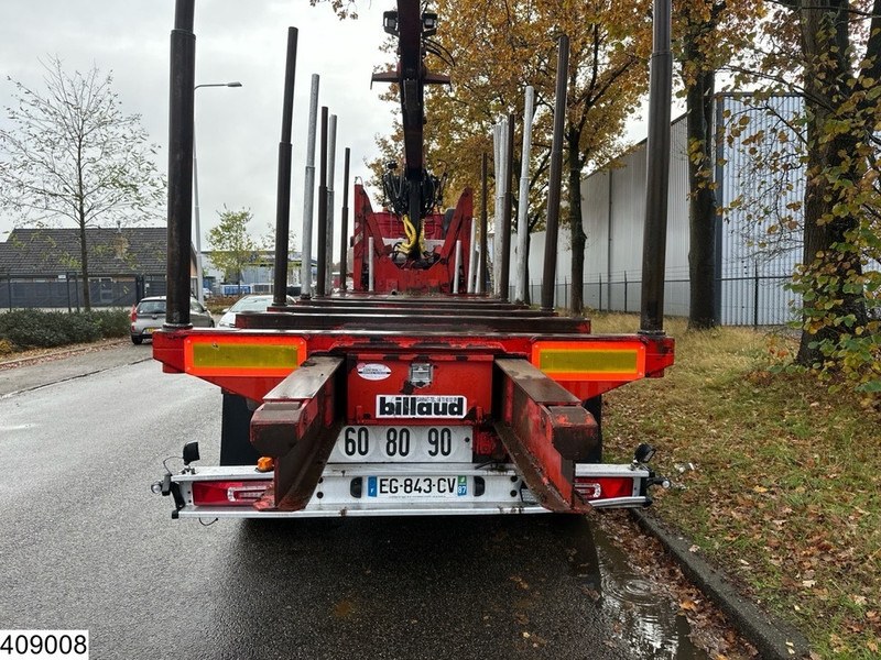 Billaud Chassis Wood transport, Steel suspension, Extendable - Полуприцеп лесовоз: фото 5 Billaud Chassis Wood transport, Steel suspension, Extendable - Полуприцеп лесовоз: фото 5