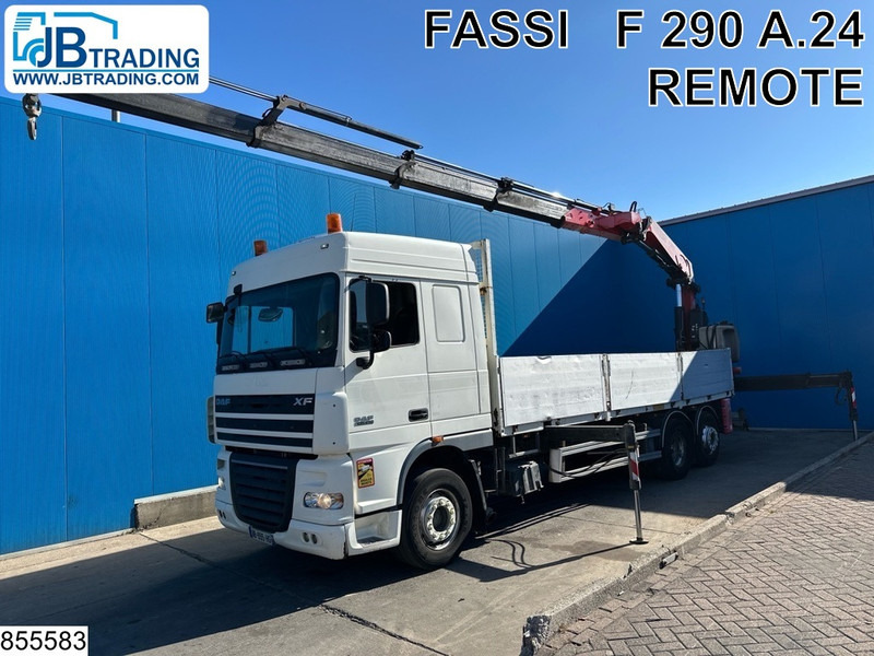 DAF XF 410 6x2, Fassi, Retarder, Remote - Грузовик бортовой/ Платформа, Автоманипулятор: фото 1 DAF XF 410 6x2, Fassi, Retarder, Remote - Грузовик бортовой/ Платформа, Автоманипулятор: фото 1