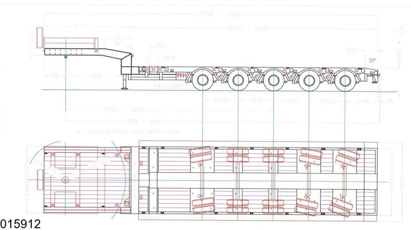 Faymonville multi max 85.000 KG, Steering axle - Низкорамный полуприцеп: фото 3 Faymonville multi max 85.000 KG, Steering axle - Низкорамный полуприцеп: фото 3