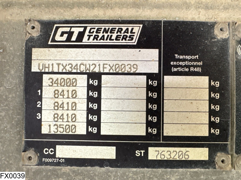 GENERAL TRAILERS kipper 29,6 m3, lift axle - Самосвальный полуприцеп: фото 4 GENERAL TRAILERS kipper 29,6 m3, lift axle - Самосвальный полуприцеп: фото 4