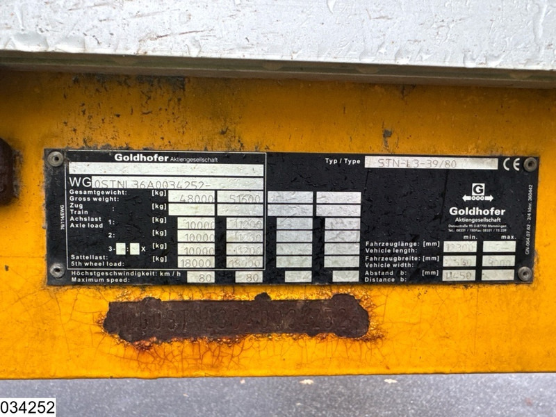 Goldhofer Lowbed 48,000 kg, Steering axle - Низкорамный полуприцеп: фото 4 Goldhofer Lowbed 48,000 kg, Steering axle - Низкорамный полуприцеп: фото 4