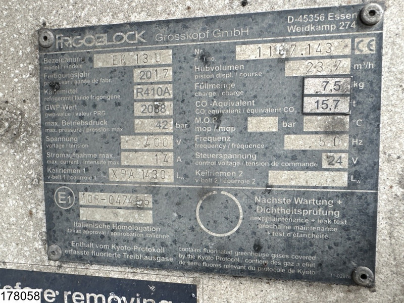 Lecitrailer Middenas Frigoblock EK 13 U - Прицеп-рефрижератор: фото 4 Lecitrailer Middenas Frigoblock EK 13 U - Прицеп-рефрижератор: фото 4