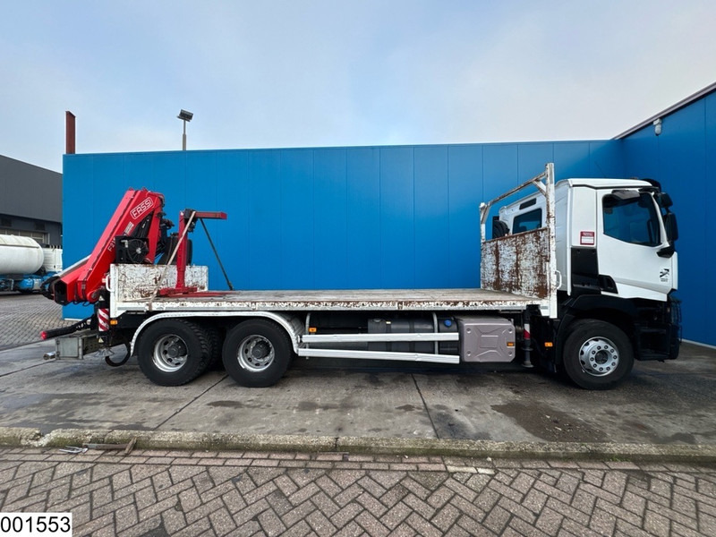 Грузовик бортовой/ Платформа, Автоманипулятор Renault C 380 6x4, EURO 6, Fassi, Steel suspension, Remote: фото 14