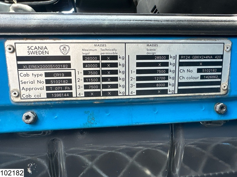 Scania 124 420 6X2, EURO 3, Retarder, Meiller в лизинг Scania 124 420 6X2, EURO 3, Retarder, Meiller: фото 7
