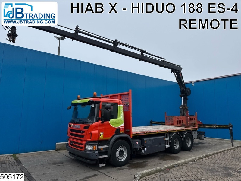 Scania P 340 CNG, 6X4, EURO 6, Retarder, HIAB - Грузовик бортовой/ Платформа, Автоманипулятор: фото 1 Scania P 340 CNG, 6X4, EURO 6, Retarder, HIAB - Грузовик бортовой/ Платформа, Автоманипулятор: фото 1