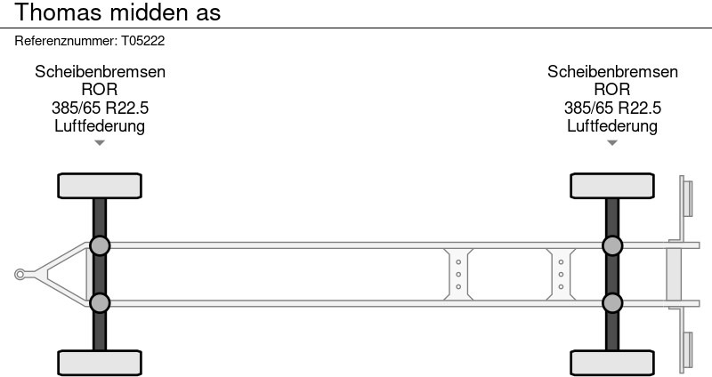 Тентованный прицеп Thomas midden as: фото 8