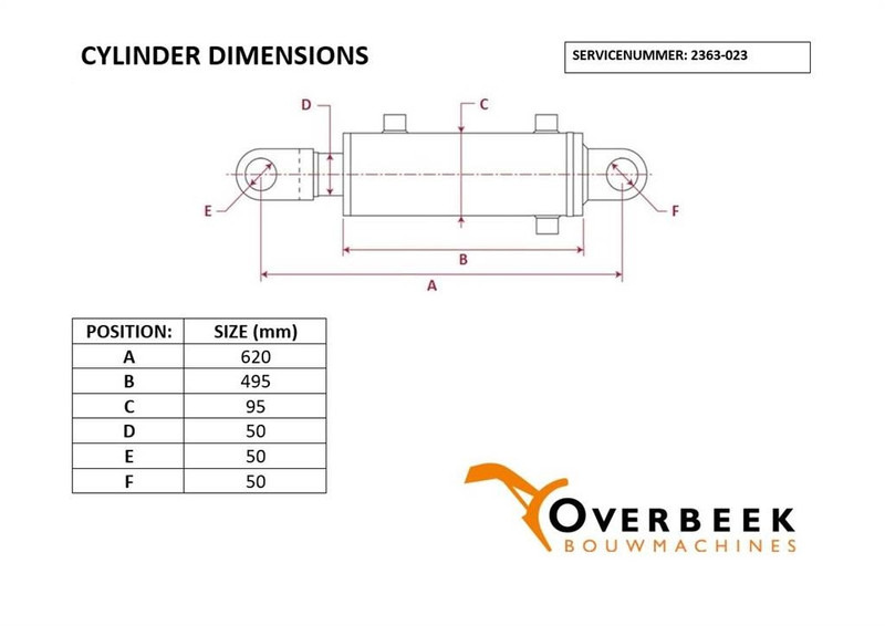 JCB 426E AGRI HT - Steering cylinder/Lenkzylinder - Гидравлика для Строительной техники: фото 4 JCB 426E AGRI HT - Steering cylinder/Lenkzylinder - Гидравлика для Строительной техники: фото 4