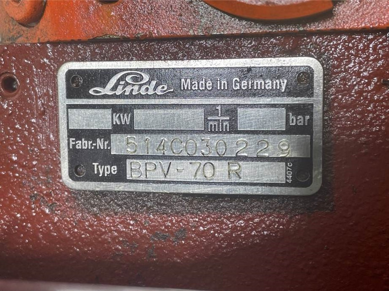 Linde BPV70R - Drive pump/Fahrpumpe/Rijpomp - Гидравлика для Строительной техники: фото 5 Linde BPV70R - Drive pump/Fahrpumpe/Rijpomp - Гидравлика для Строительной техники: фото 5