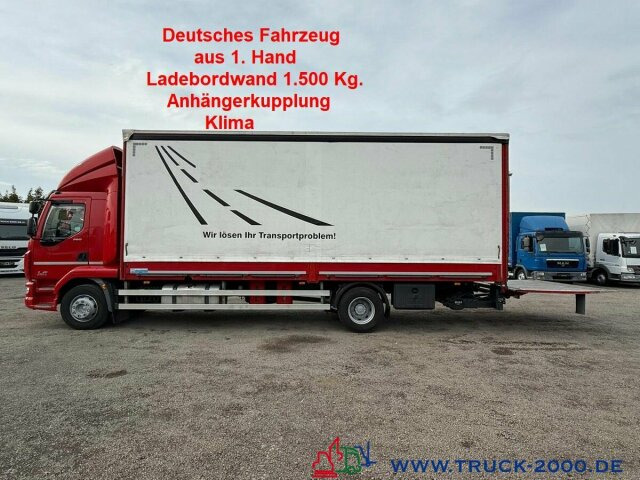 DAF LF260 Plane Spriegel Bett LBW BÄR 1.500 Kg AHK - Тентованный грузовик: фото 1 DAF LF260 Plane Spriegel Bett LBW BÄR 1.500 Kg AHK - Тентованный грузовик: фото 1