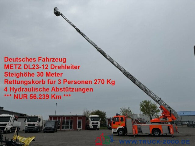 MAN 15.285 METZ Feuerwehr Drehleiter 30mRettungskorb - Грузовик: фото 1 MAN 15.285 METZ Feuerwehr Drehleiter 30mRettungskorb - Грузовик: фото 1
