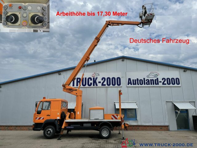 MAN 8.163 Ruthmann 17.3 m Arbeitshöhe 10 m seitlich - Грузовик с подъемником: фото 1 MAN 8.163 Ruthmann 17.3 m Arbeitshöhe 10 m seitlich - Грузовик с подъемником: фото 1