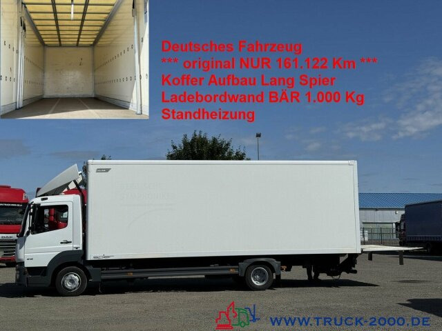 Mercedes-Benz Atego 818 Lang Koffer Ladebordwand BÄR 1.000kg - Фургон с закрытым кузовом: фото 1 Mercedes-Benz Atego 818 Lang Koffer Ladebordwand BÄR 1.000kg - Фургон с закрытым кузовом: фото 1