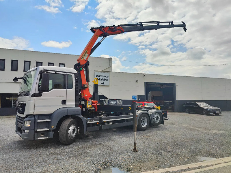 MAN TGS 26.420 Container / Palfinger PK18002 - Крюковой мультилифт, Автоманипулятор: фото 1 MAN TGS 26.420 Container / Palfinger PK18002 - Крюковой мультилифт, Автоманипулятор: фото 1