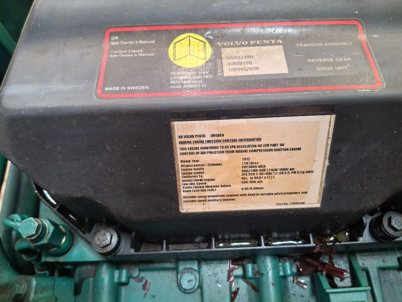 Двигатель Volvo PENTA D9A2J MH: фото 6