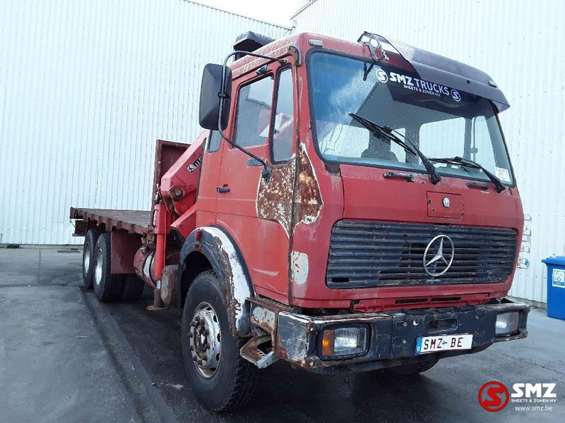 Mercedes-Benz SK 2635 6x4 +marrel 1703 - Грузовик бортовой/ Платформа, Автоманипулятор: фото 1 Mercedes-Benz SK 2635 6x4 +marrel 1703 - Грузовик бортовой/ Платформа, Автоманипулятор: фото 1