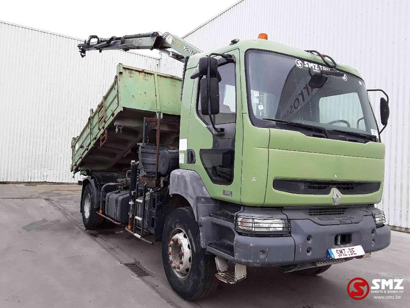 Renault Kerax 320 palfinger pk 1000-remote - Самосвал, Автоманипулятор: фото 1 Renault Kerax 320 palfinger pk 1000-remote - Самосвал, Автоманипулятор: фото 1