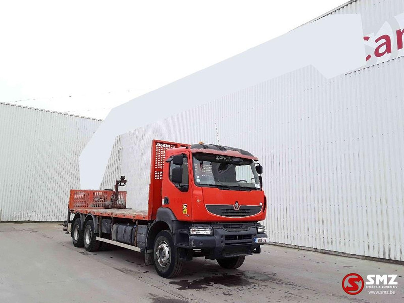 Грузовик бортовой/ Платформа, Автоманипулятор Renault Kerax 430 6x4 lames steel: фото 1