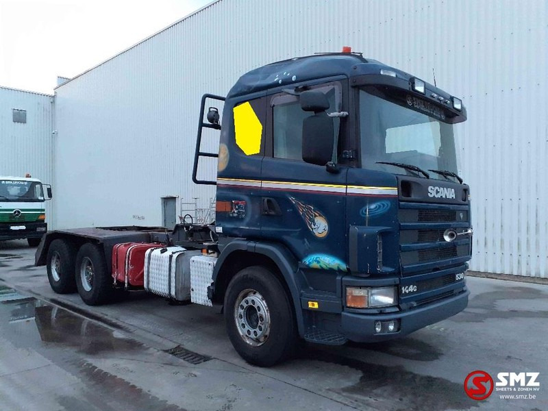 Scania 144 530 6x4 lames/meca - Грузовик бортовой/ Платформа: фото 1 Scania 144 530 6x4 lames/meca - Грузовик бортовой/ Платформа: фото 1