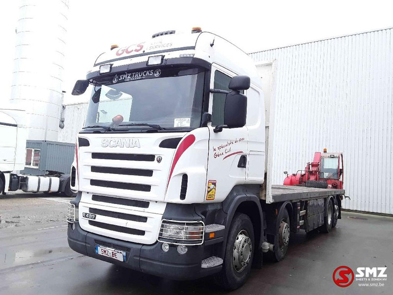 Scania R 420 8x2 +manitou TMT 25.20 - Грузовик бортовой/ Платформа: фото 3 Scania R 420 8x2 +manitou TMT 25.20 - Грузовик бортовой/ Платформа: фото 3