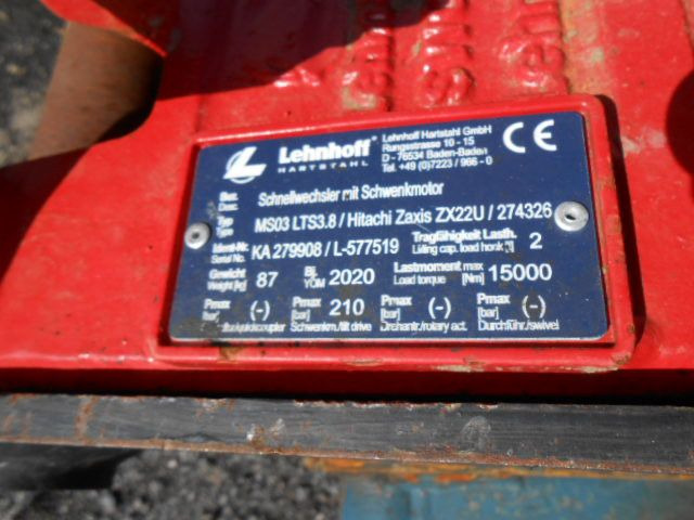 Мини-экскаватор Hitachi ZX22U-2CLR , Powertilt: фото 15