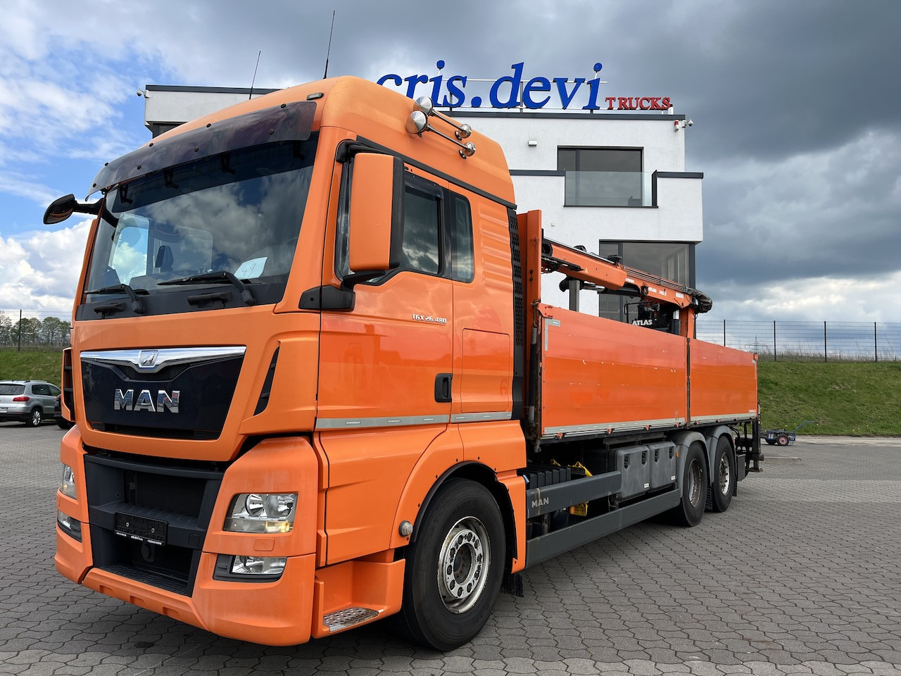 MAN TGX 26.480 6x2  Atlas 145.2 Kran Baustoff   AHK - Грузовик бортовой/ Платформа, Автоманипулятор: фото 1 MAN TGX 26.480 6x2  Atlas 145.2 Kran Baustoff   AHK - Грузовик бортовой/ Платформа, Автоманипулятор: фото 1