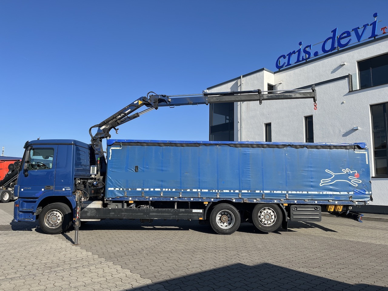 Mercedes-Benz 2541 6x2  Atlas 135.2E Pritsche 8,20 m Ausziehbar - Тентованный грузовик, Автоманипулятор: фото 4 Mercedes-Benz 2541 6x2  Atlas 135.2E Pritsche 8,20 m Ausziehbar - Тентованный грузовик, Автоманипулятор: фото 4