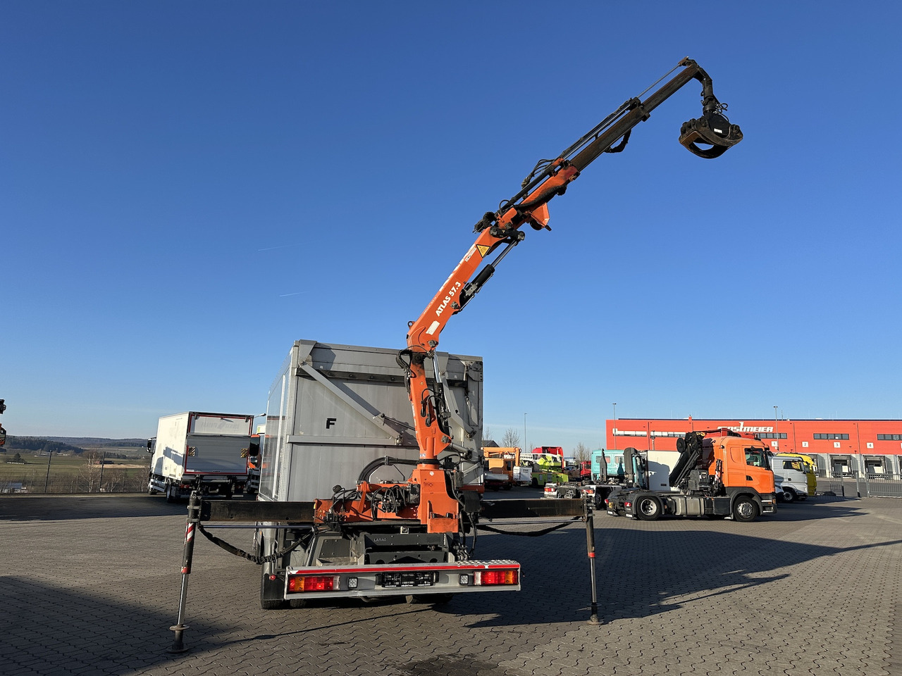 Mercedes-Benz Atego 1529 4x2  Atlas 57.3-A2   Kadaverkipper - Автоманипулятор, Самосвал: фото 4 Mercedes-Benz Atego 1529 4x2  Atlas 57.3-A2   Kadaverkipper - Автоманипулятор, Самосвал: фото 4