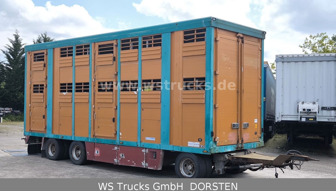 Menke-Janzen Menke 2 Stock Vollalu 8 m Hubdach Viehanhänger - Прицеп для перевозки животных: фото 3 Menke-Janzen Menke 2 Stock Vollalu 8 m Hubdach Viehanhänger - Прицеп для перевозки животных: фото 3
