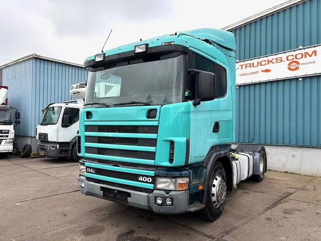 Scania R114-380 LA SLEEPERCAB 4x2 (EURO 2 / MANUAL GEARBOX / HYDRAULIC KIT / P.T.O. / FULL SPOILERSET / ETC.) - Тягач: фото 1 Scania R114-380 LA SLEEPERCAB 4x2 (EURO 2 / MANUAL GEARBOX / HYDRAULIC KIT / P.T.O. / FULL SPOILERSET / ETC.) - Тягач: фото 1