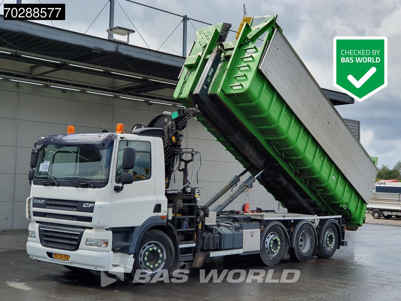 DAF CF85.360 8X2 NL-Truck HIAB 211 E-3 Hipro Crane + Hooklift Lift+steering Axle Automatic Euro 5 - Крюковой мультилифт, Автоманипулятор: фото 1 DAF CF85.360 8X2 NL-Truck HIAB 211 E-3 Hipro Crane + Hooklift Lift+steering Axle Automatic Euro 5 - Крюковой мультилифт, Автоманипулятор: фото 1