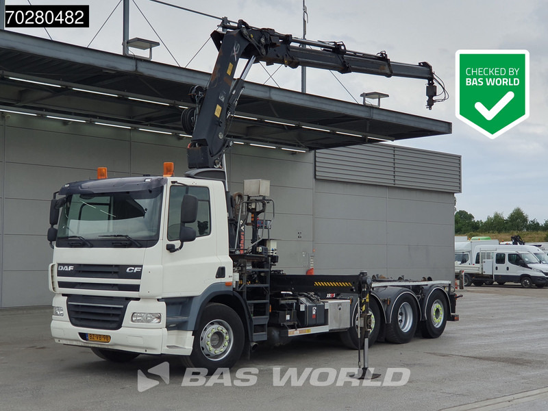 DAF CF85.360 8X2 NL-Truck Hiab 211 E-3 Hipro Kran 21tons Multilift Lift+steering Euro 5 - Крюковой мультилифт, Автоманипулятор: фото 1 DAF CF85.360 8X2 NL-Truck Hiab 211 E-3 Hipro Kran 21tons Multilift Lift+steering Euro 5 - Крюковой мультилифт, Автоманипулятор: фото 1