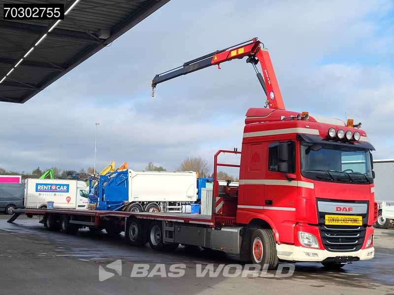 DAF XF 440 XF 6X2 NL-Truck Transporter APK HMF 900-K2 crane Winch Lift-Lenkachse Euro 6 - Грузовик бортовой/ Платформа, Автоманипулятор: фото 2 DAF XF 440 XF 6X2 NL-Truck Transporter APK HMF 900-K2 crane Winch Lift-Lenkachse Euro 6 - Грузовик бортовой/ Платформа, Автоманипулятор: фото 2