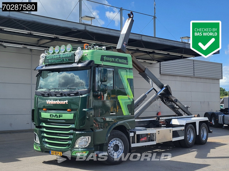 DAF XF 460 XF 6X2 NL-Truck VDL S-25-6400 Hooklift Liftaxle Manual Navi ACC Euro 6 - Крюковой мультилифт: фото 1 DAF XF 460 XF 6X2 NL-Truck VDL S-25-6400 Hooklift Liftaxle Manual Navi ACC Euro 6 - Крюковой мультилифт: фото 1