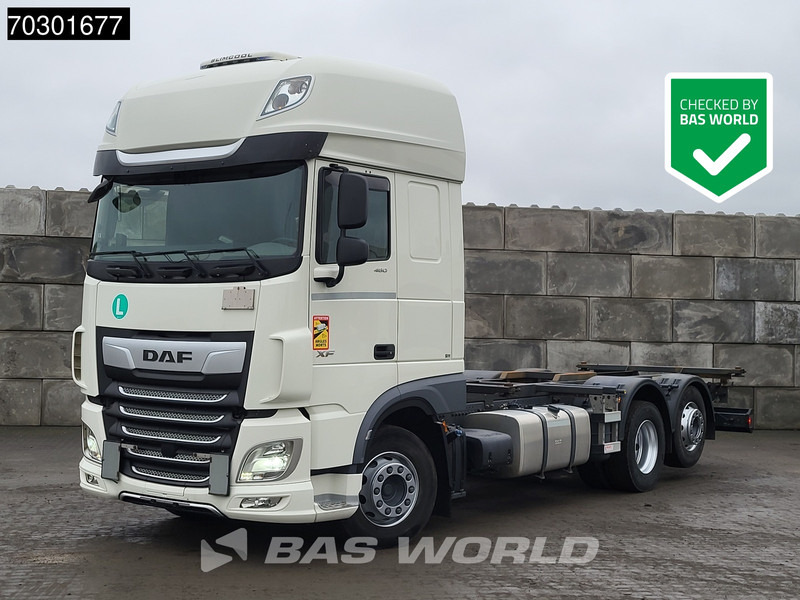 DAF XF 480 6X2 FAN Lift + Steering Axle Retarder Full Air - Грузовик-контейнеровоз/ Сменный кузов: фото 1 DAF XF 480 6X2 FAN Lift + Steering Axle Retarder Full Air - Грузовик-контейнеровоз/ Сменный кузов: фото 1