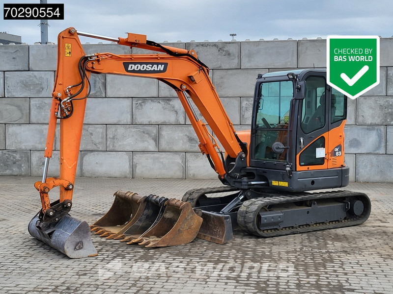 Doosan DX63-3 - Мини-экскаватор: фото 1 Doosan DX63-3 - Мини-экскаватор: фото 1