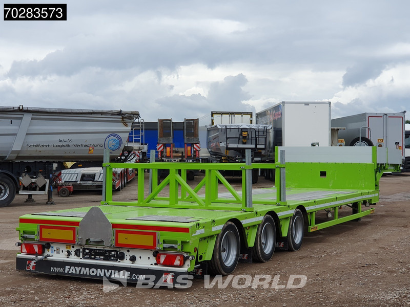 Faymonville F-S43-1AAF 3 axles Extendable Twistlocks 3x Hydraulic Steering Galvanised - Низкорамный полуприцеп: фото 3 Faymonville F-S43-1AAF 3 axles Extendable Twistlocks 3x Hydraulic Steering Galvanised - Низкорамный полуприцеп: фото 3