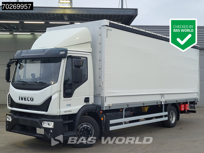 Iveco Eurocargo 140E250 4X2 NEW 14tonner ACC Ladebordwand Automatic Euro 6 - Тентованный грузовик: фото 1 Iveco Eurocargo 140E250 4X2 NEW 14tonner ACC Ladebordwand Automatic Euro 6 - Тентованный грузовик: фото 1