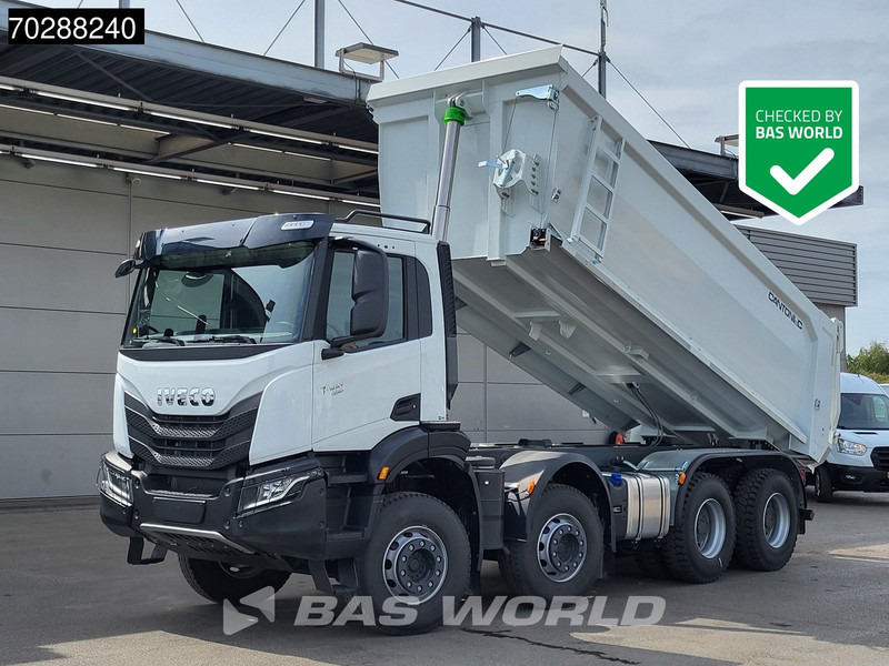 Iveco T-WAY 450 8X4 New! 20m3 Cantoni Tipper Steelsuspension Big-Axle Automatic Euro 6 - Самосвал: фото 1 Iveco T-WAY 450 8X4 New! 20m3 Cantoni Tipper Steelsuspension Big-Axle Automatic Euro 6 - Самосвал: фото 1