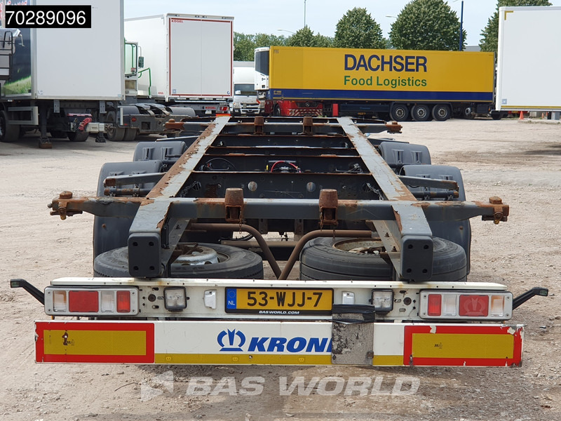 Прицеп-контейнеровоз/ Сменный кузов Krone ZZ 2 axles BDF 20ft: фото 6