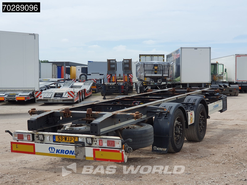 Прицеп-контейнеровоз/ Сменный кузов Krone ZZ 2 axles BDF 20ft: фото 5
