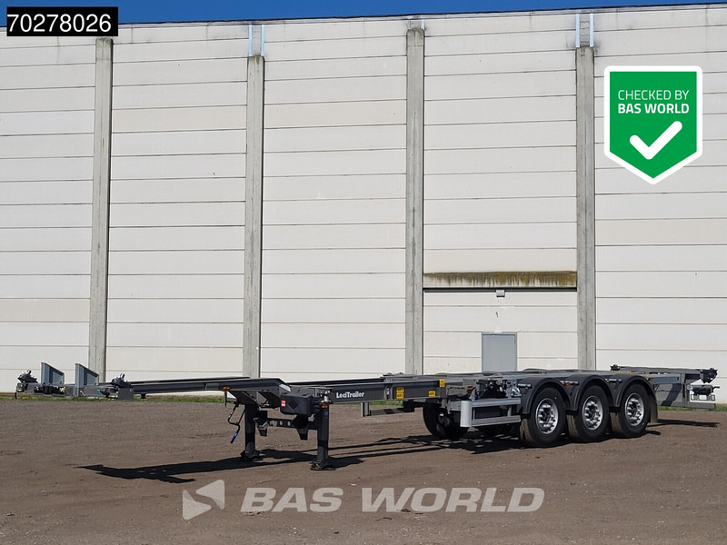 Lecitrailer SR3EC 3 axles UNUSED Liftachse Multi'45 - Полуприцеп-контейнеровоз/ Сменный кузов: фото 1 Lecitrailer SR3EC 3 axles UNUSED Liftachse Multi'45 - Полуприцеп-контейнеровоз/ Сменный кузов: фото 1