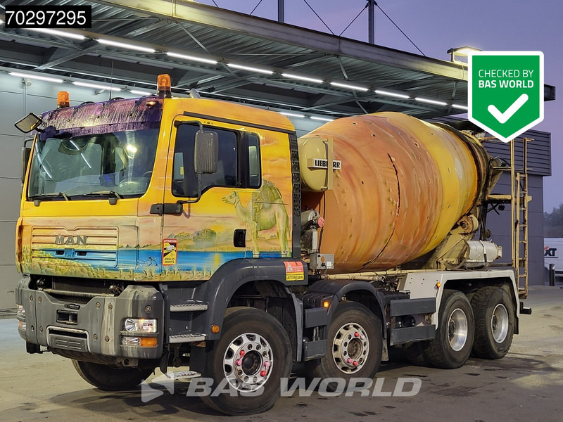 MAN 35.363 8X4 9m3 Liebherr mixer Big-Axle Steelsuspension Automatic Euro 3 - Автобетоносмеситель: фото 1 MAN 35.363 8X4 9m3 Liebherr mixer Big-Axle Steelsuspension Automatic Euro 3 - Автобетоносмеситель: фото 1
