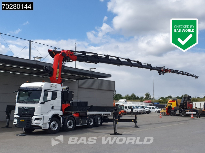 MAN TGS 35.520 8X4 Palfinger PK135.002 TEC 7 Kran Crane Hydrodrive Lift+steering axle Navi LED Euro 6 - Грузовик бортовой/ Платформа, Автоманипулятор: фото 1 MAN TGS 35.520 8X4 Palfinger PK135.002 TEC 7 Kran Crane Hydrodrive Lift+steering axle Navi LED Euro 6 - Грузовик бортовой/ Платформа, Автоманипулятор: фото 1