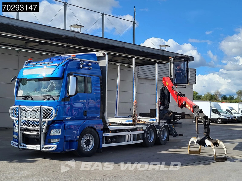 MAN TGX 33.580 TGX 6X4 Palfinger Epsilon Wood crane Holztransport Retarder Navi Xenon Euro 6 - Лесовоз, Автоманипулятор: фото 5 MAN TGX 33.580 TGX 6X4 Palfinger Epsilon Wood crane Holztransport Retarder Navi Xenon Euro 6 - Лесовоз, Автоманипулятор: фото 5