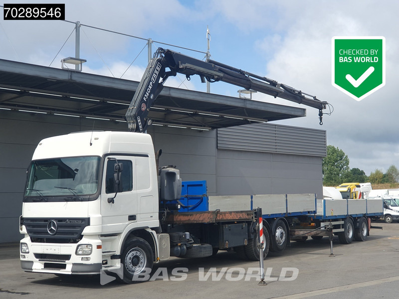 Mercedes-Benz Actros 2532 6X2 Truck + Trailer Fassi F330D3 Crane Kran 3-Pedals Euro 3 - Грузовик бортовой/ Платформа, Автоманипулятор: фото 1 Mercedes-Benz Actros 2532 6X2 Truck + Trailer Fassi F330D3 Crane Kran 3-Pedals Euro 3 - Грузовик бортовой/ Платформа, Автоманипулятор: фото 1