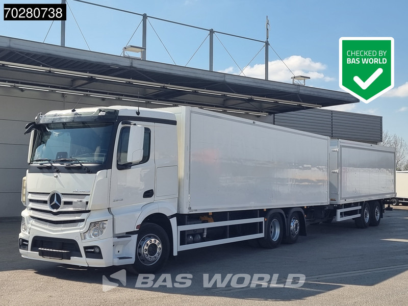 Mercedes-Benz Actros 2543 6X2 Combi Retarder ACC Navi Ladebordwand 360°camera Euro 6 - Рефрижератор: фото 1 Mercedes-Benz Actros 2543 6X2 Combi Retarder ACC Navi Ladebordwand 360°camera Euro 6 - Рефрижератор: фото 1