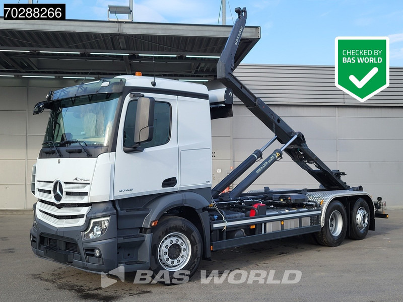 Mercedes-Benz Actros 2745 6X2 New! Meiller RS21.70 Abrollkipper Retarder Lift-Lenk Asche Navi Automatic - Крюковой мультилифт: фото 1 Mercedes-Benz Actros 2745 6X2 New! Meiller RS21.70 Abrollkipper Retarder Lift-Lenk Asche Navi Automatic - Крюковой мультилифт: фото 1
