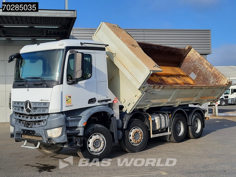 Mercedes-Benz Arocs 3240 8X4 12m3 2-side Tipper Lenkasche Steel Suspension Automatic Big-Axle Euro 6 - Самосвал: фото 5 Mercedes-Benz Arocs 3240 8X4 12m3 2-side Tipper Lenkasche Steel Suspension Automatic Big-Axle Euro 6 - Самосвал: фото 5