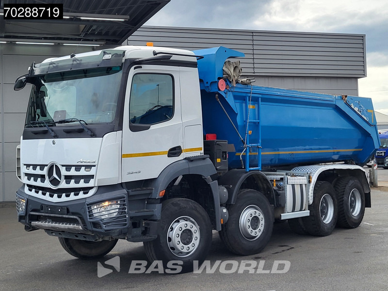Mercedes-Benz Arocs 3243 8X4 Retarder 18m3 Marrel Steelsuspension Automatic MirrorCam Navi Euro 6 - Самосвал: фото 3 Mercedes-Benz Arocs 3243 8X4 Retarder 18m3 Marrel Steelsuspension Automatic MirrorCam Navi Euro 6 - Самосвал: фото 3