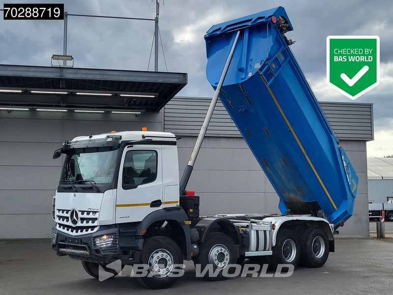 Mercedes-Benz Arocs 3243 8X4 Retarder 18m3 Marrel Steelsuspension Automatic MirrorCam Navi Euro 6 - Самосвал: фото 1 Mercedes-Benz Arocs 3243 8X4 Retarder 18m3 Marrel Steelsuspension Automatic MirrorCam Navi Euro 6 - Самосвал: фото 1